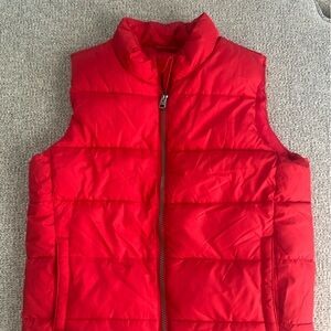 GAP Kids Bright Red Puffer Vest